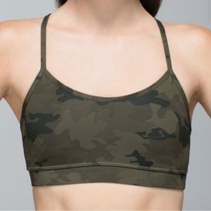 Lululemon camouflage racerback sport bra.